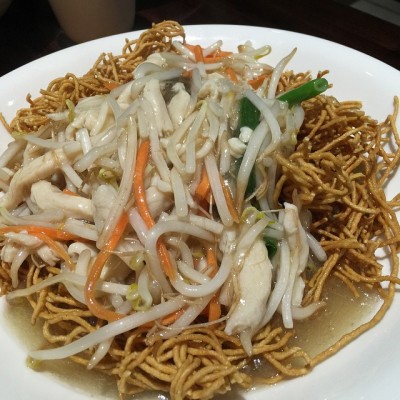 no.298 shredded chicken crispy noodle @ Noodle Oodle